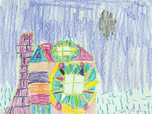 Home Drawing by Sally DeGan, age 4